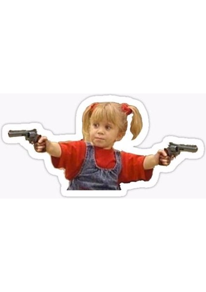 Zobarmarkt Kız Baskılı Defter Ajanda Planner Laptop Sticker, 5 cm