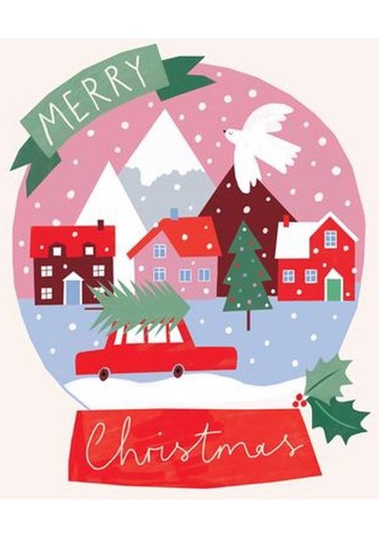 Zobarmarkt Merry Christmas Temalı Sticker Seti, 5 cm