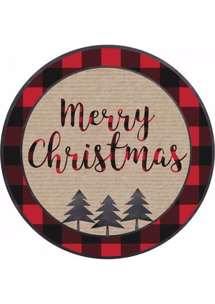 Zobarmarkt Yeni Yıl Baskılı Sticker Seti, 5 cm