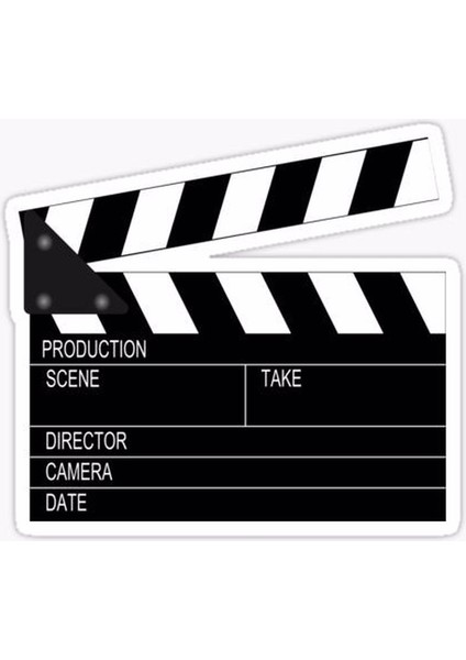 Zobarmarkt Klaket Baskılı Defter Ajanda Planner Laptop Sticker, 5 cm