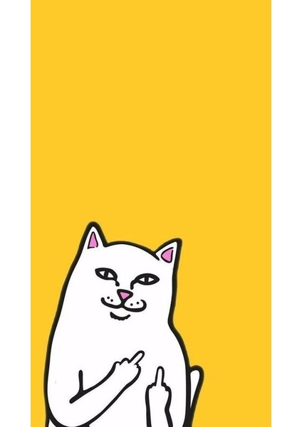 Zobarmarkt Orta Parmak Işareti Defter Ajanda Planner Laptop Sticker, 4 cm