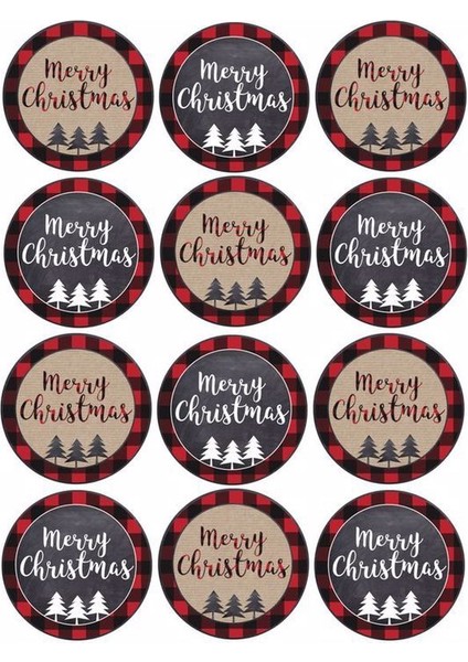 Zobarmarkt Yeni Yıl Sticker Seti, A4 Boyutu