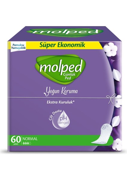 Yoğun Koruma Günlük Ped 60'lı Günlük Ped