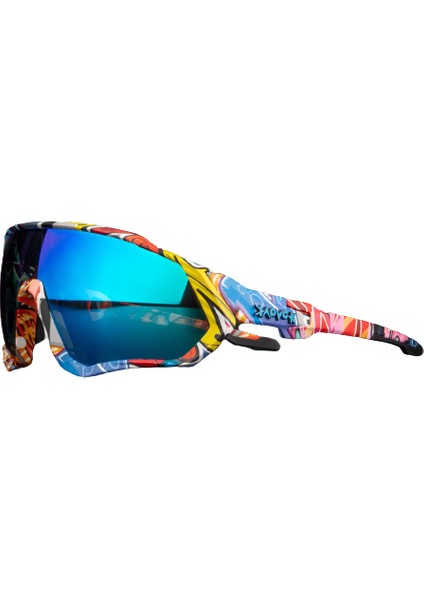 Değişebilir 5 Lens Mtb Polarize Bisiklet Spor Dağ Kayak Gözlüğü
