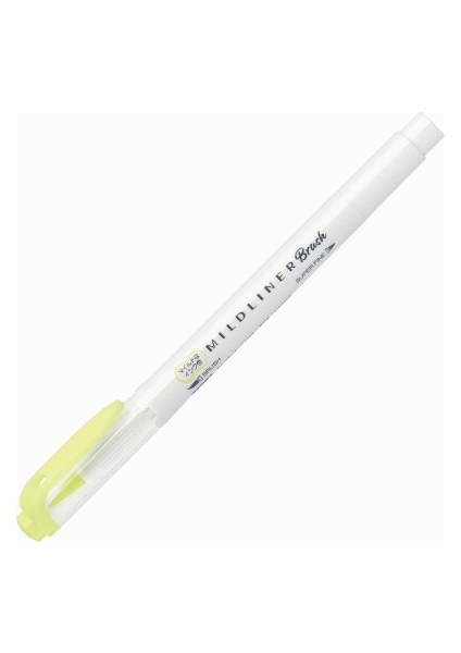 Mildliner Brush Pen Fırça Uçlu Kalem Mid Yellow