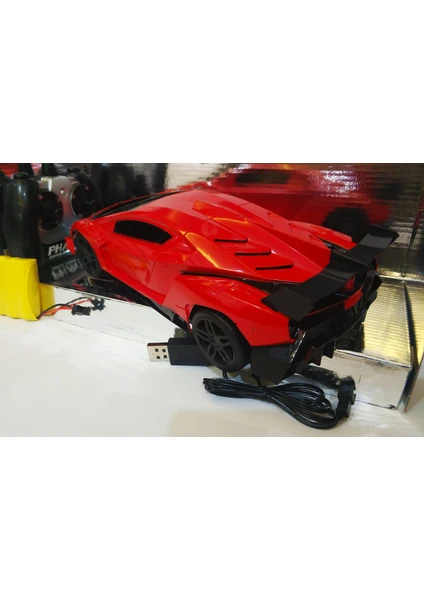 Lrs Store Uzaktan Kumandalı Full Fonksiyon Araba Şarjlı Lamborghini 27 cm Şık Tasarım