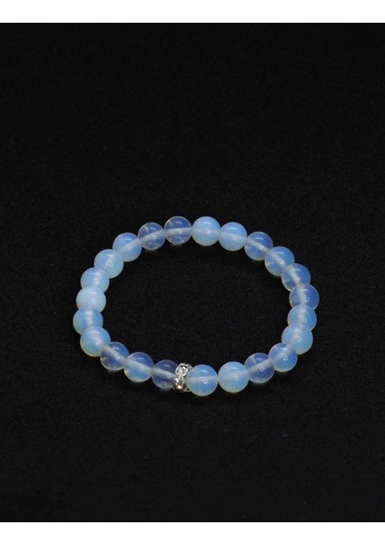 Ay Taşı Doğaltaş Bileklik 8 mm