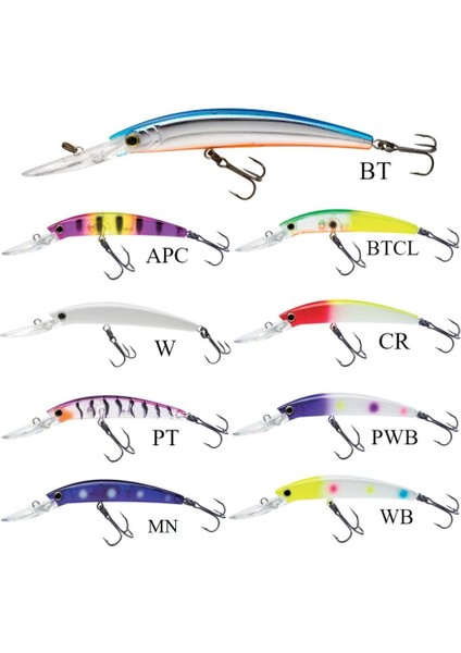 Yozuri Crystal Minnow Deep Diver Walleye R1205 Suni Yem