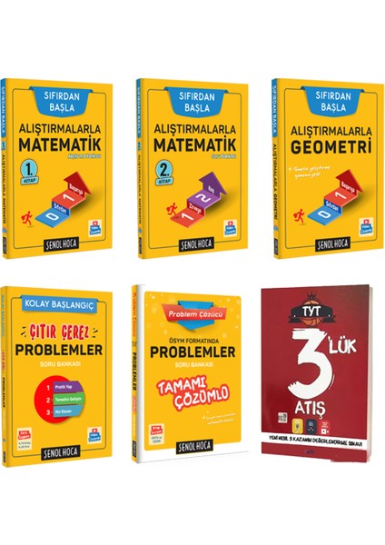 Alıştırmalarla Matematik Seti 5 Kitap + TYT Deneme