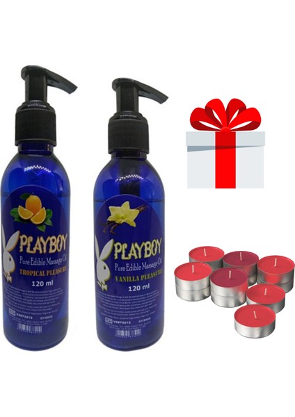 Pure Edible Vanilya Tropical Aromalı Mum Hediyeli Dinlendiri Vücut Masaj Yağı 120 ml