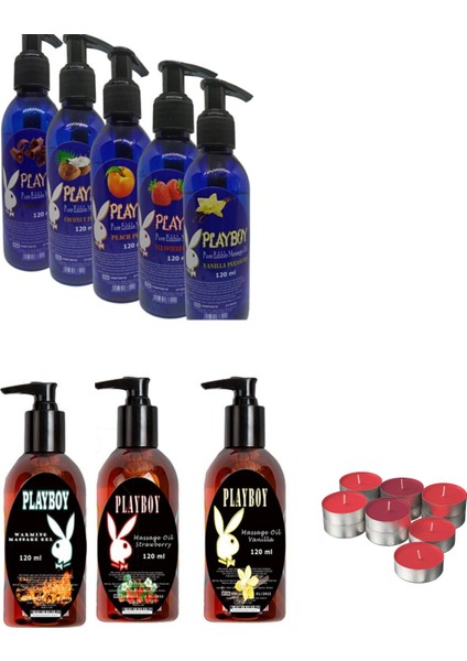 Pure Edible Mum Hediyeli Dinlendiri Vücut Masaj Yağı Seti 120 ml