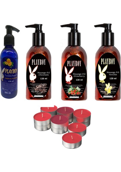 Pure Edible Mum Hediyeli Dinlendiri Vücut Masaj Yağı Seti 120 ml