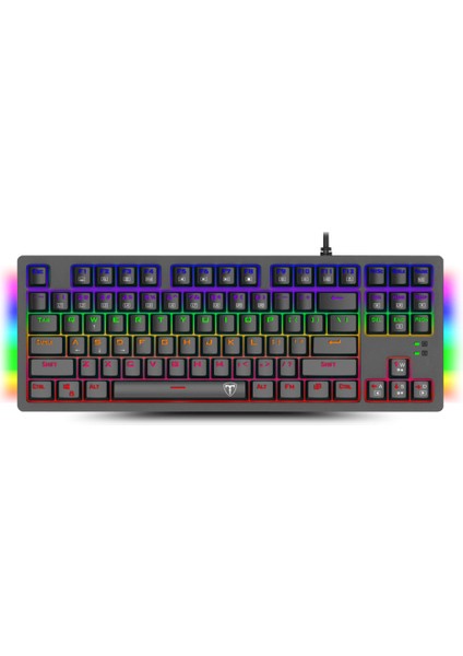 Bali T-TGK311 Rainbow Rgb Mechanical Gaming Klavye , USB
