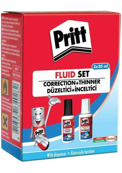 Sıvı Düzeltici Inceltici Set