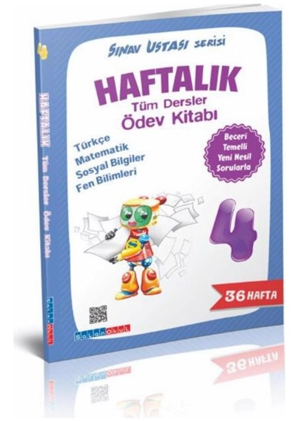 4.Sınıf Haftalık Tüm Dersler Ödev Kitabı