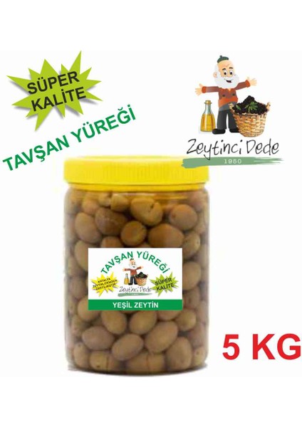 Antalya Tavşan Yüreği Zeytin 5 kg