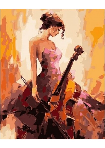 Asil Müzisyen Sayılarla Boyama Seti Rulo 40 x 50 cm