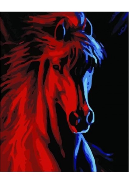 Atların Efendisi Sayılarla Boyama Seti Rulo 40 x 50 cm
