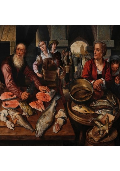 Balık Pazarı Sayılarla Boyama Seti Rulo 40 x 50 cm