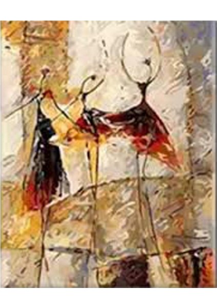 Çöl Dansı 2 Sayılarla Boyama Seti Rulo 40 x 50 cm