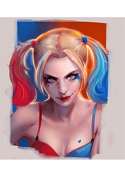Harley Quinn Sayılarla Boyama Seti Rulo 40 x 50 cm