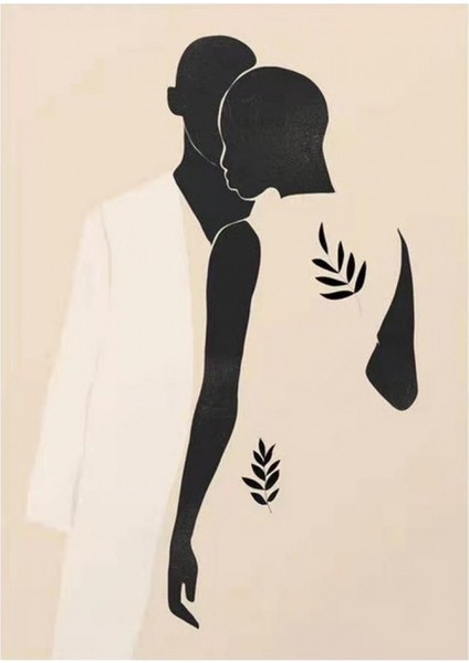 Kadının Esareti 2 Sayılarla Boyama Seti Rulo 40 x 50 cm