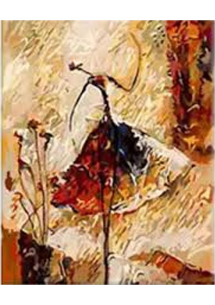 Çöl Dansı 3 Sayılarla Boyama Seti Kasnaklı 40 x 50 cm