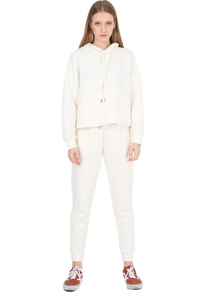 Sports&loungewear Kadın Bej Günlük Stil Eşofman Altı WJFJG02-COMFY-EKR