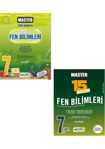 7. Sınıf Fen Bilimleri Master Soru + Deneme Seti Yeni 2022