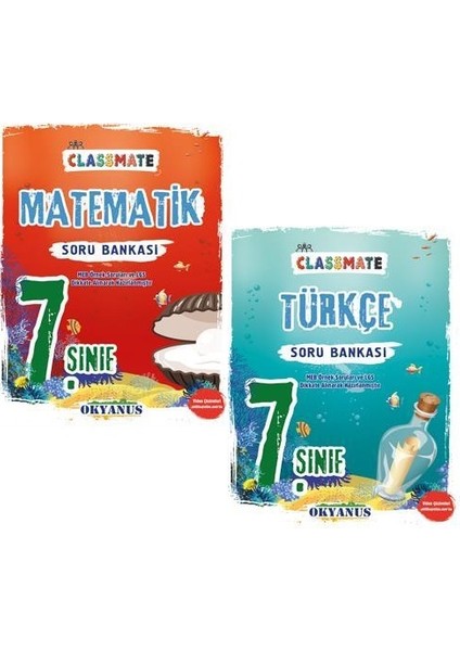 7. Sınıf Matematik Türkçe Classmate Soru Bankası Seti Yeni 2022