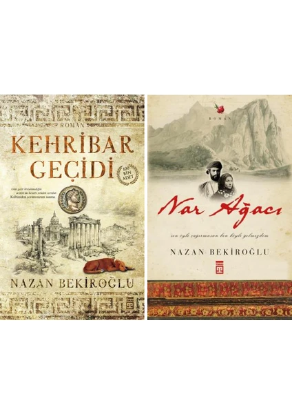 Kehribar Geçidi - Nar Ağacı - Nazan Bekiroğlu - 2 Kitap Set