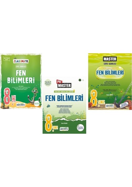 8. Sınıf Fen Bilimleri Classmate + Pre Master + Master Soru Seti Yeni 2022