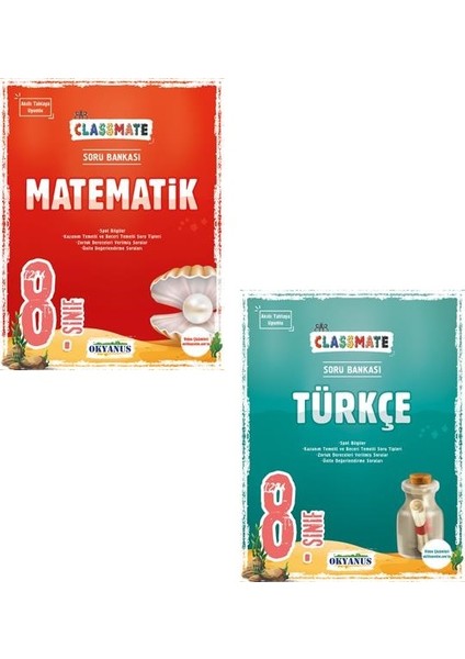 8. Sınıf Matematik Türkçe Classmate Soru Bankası Seti Yeni 2022