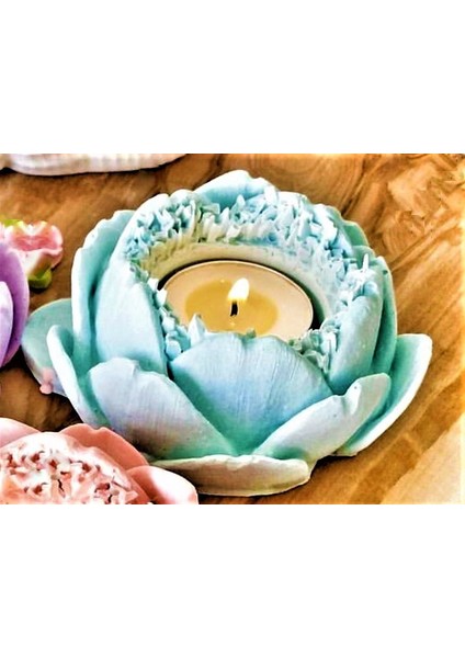 Enginar Mumluk Tealight Silikon Kalıp K-092