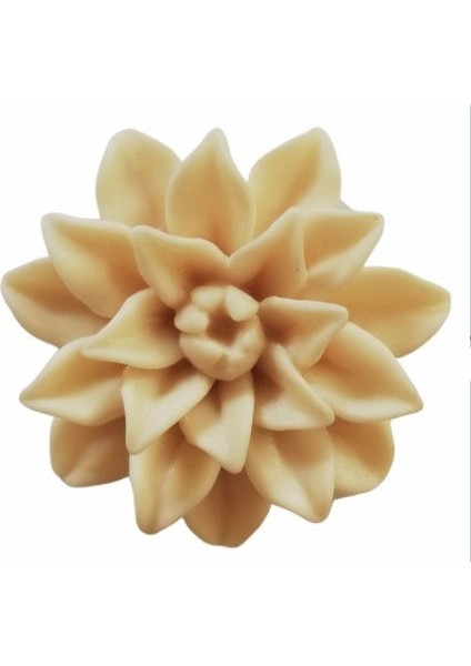 3 Boyutlu Dahlia Çiçek Yıldız Çiçek Silikon Kalıp K-095