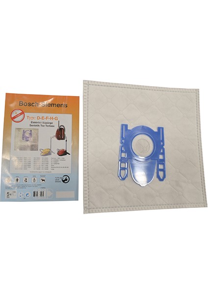 Bosch Siemens Type Toz Torba 5 Adet