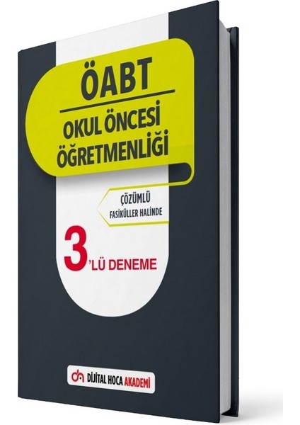 ÖABT 2022 Okul Öncesi Öğretmenliği Çözümlü 3’lü Deneme