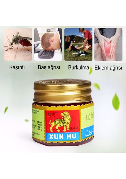 Feli's Çin Yağı Xun Hu Tiger Balm Kaplan Masaj Kremi