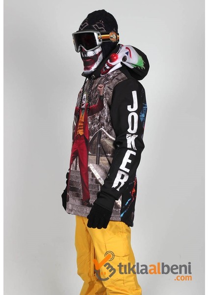 Joker Kayak Montu ve Snowboard Hoodie / Özel Tasarım