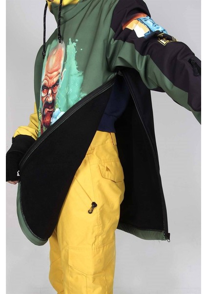 SS5590 Breaking Bad Kadın Kayak Montu, Snowboard Montu