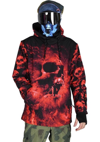 Dark Skull Özel Tasarım SS5609 Kayak ve Snowboard Montu