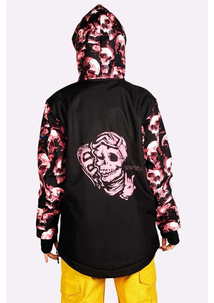 SS7632 / Flower Skull Bayan Snowboard ve Kayak Montu modelleri