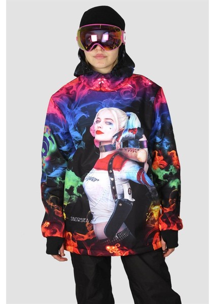 Fiery Harley Quinn 10K Kayak ve Snowboard Montu