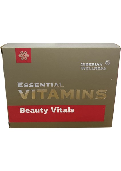 Essential Vitamins Beauty Vıtals / Güzellik Vitaminleri. Multivitamin, Taurin ve Koenzim Q10 Içeren Takviye Edici Gida