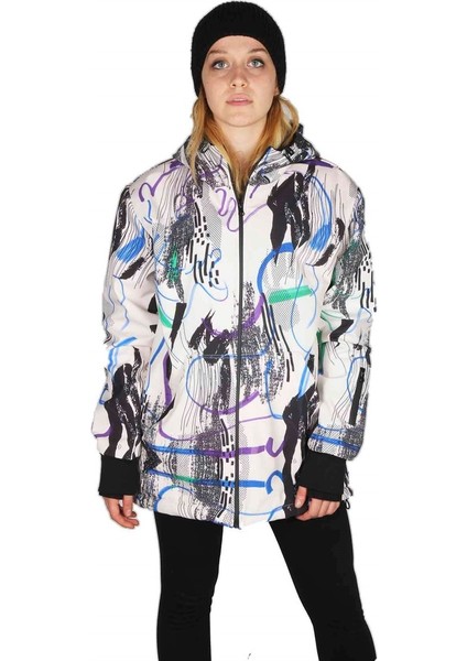 Özel Tasarım Fermarlı Bayan SS8009 Kayak ve Snowboard Montu modelleri