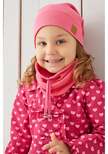 Kız Bebek Çocuk Pembe Şapka Bere El Yapımı Rahat Cild Dostu %100 Pamuklu Kaşkorse fırsatları