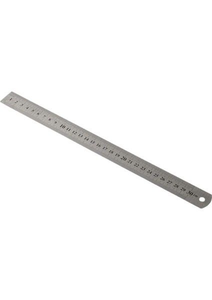 Çelik Cetvel Metal Cetvel Pres Baskılı Paslanmaz Çelik 30 cm
