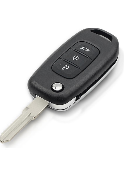 Yeni Renault Megane4 3 Buton Sustalı Anahtar Kabı 2016+