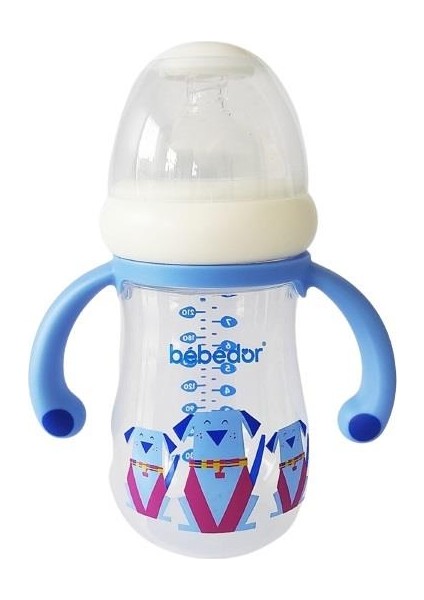 Geniş Ağızlı Kulplu Pp Biberon 240 ml 99322