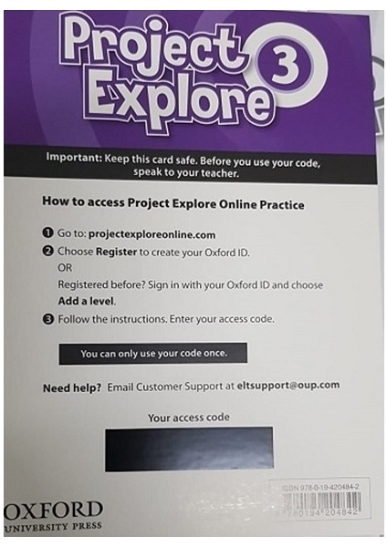 Project Explore 3 Student's Book + Workbook-Online Practice